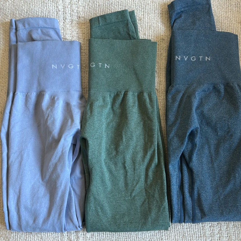NVGTN Leggings, lightly used,  28$ each or 2 for 50$ or 3 for 70$
